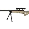 Replika karabinu snajperskiego Warrior I ( z dwójnogiem i lunetą) - Tan OD-G-WEL-03-001911-00 asgbox.pl