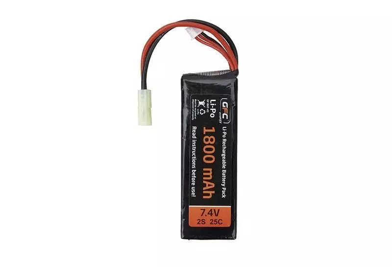 Akumulator LiPo 7,4V 1800mAh 25/45C GFE-06-004307-00 asgbox.pl asgbox.pl - Akumulator LiPo 7