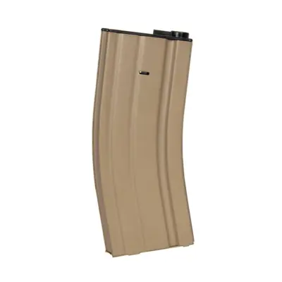 Magazynek hi-cap 300 kulek do replik M4/M16 - tan ACM-05-029513-00 asgbox.pl