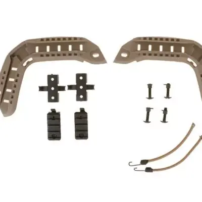 asgbox.pl - Zestaw szyn montażowych do hełmów typu FAST - dark earth