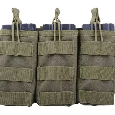 Alternative view of Potrójna ładownica uniwersalna - oliwkowa