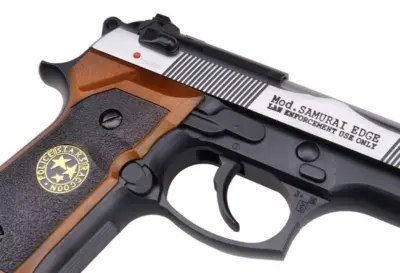 Replika pistoletu WE-2058 BIOHAZARD - 2 tone - obrazek 4