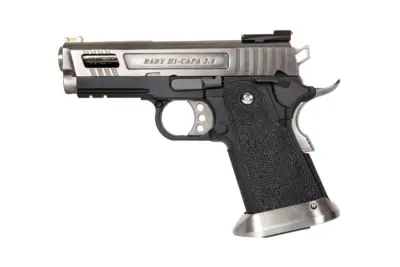 Replika pistoletu Hi-Capa 3.8 Force "Velociraptor" (Full Auto) - srebrna - obrazek 5