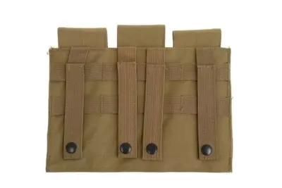 Potrójna ładownica na magazynki typu M4/M16 - tan - obrazek 2