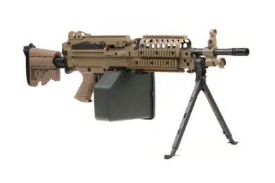 Replika karabinu maszynowego H.M.G. MK46 - tan - obrazek 2