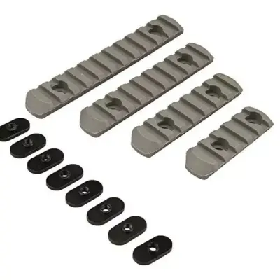 asgbox.pl - Zestaw polimerowych szyn RIS do chwytu MOE - foliage green