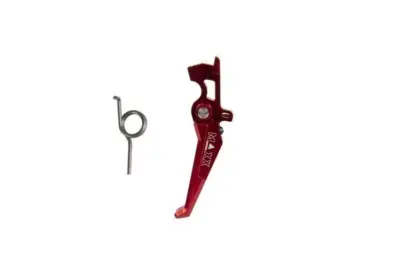 Język spustowy CNC Aluminum Advanced Trigger (Style E) - czerwony - obrazek 3