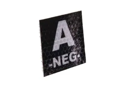 asgbox.pl - Naszywka IR z grupą krwi: A NEG