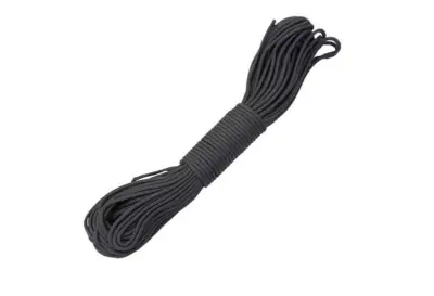 Linka Nylon typu Paracord 30m - BLK - obrazek 2