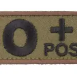 asgbox.pl - Naszywka BloodType : O+POS - forest