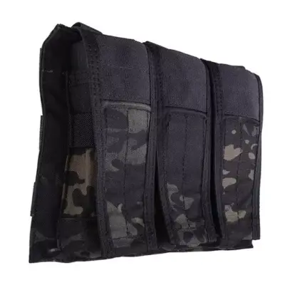 Potrójna ładownica typu AVS na magazynki M4/M16 - MultiCam® Black TMC-19-009624-00 asgbox.pl Potrójna ładownica typu AVS na magazynki M4/M16 - MultiCam® Black TMC-19-009624-00 asgbox.pl