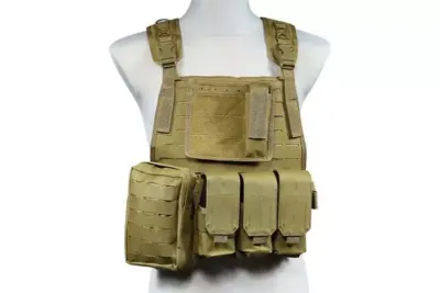 Kamizelka taktyczna typu MBSS (LaserCut) - Tan - obrazek 4
