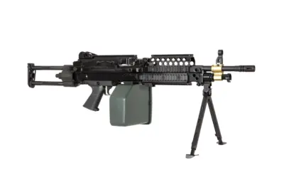 Replika karabinu maszynowego M249 SPW - czarna - obrazek 3