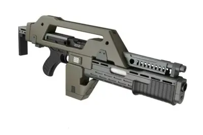 Replika karabinu M41A Pulse Rifle - oliwkowa - obrazek 4