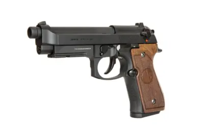 Replika pistoletu GPM92 GP2 walnut grip edition - czarna - obrazek 4