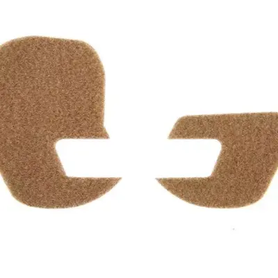 asgbox.pl - Naklejki z rzepami na ochronniki słuchu - Tan