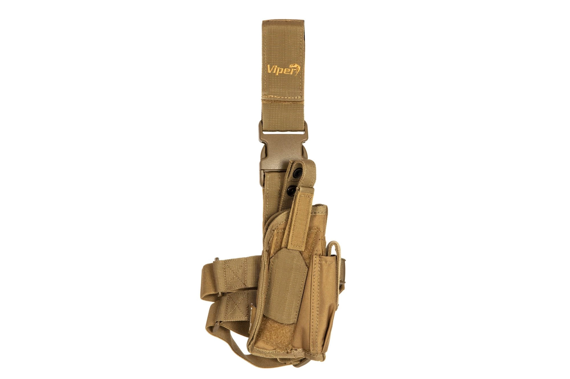 Kabura Tactical Leg Holster - coyote VIP-29-030410-00 asgbox.pl asgbox.pl - Kabura Tactical Leg Holster - coyote