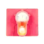 asgbox.pl - Marker elektroniczny Lightbuck V - różowy (pomarańczowe światło)