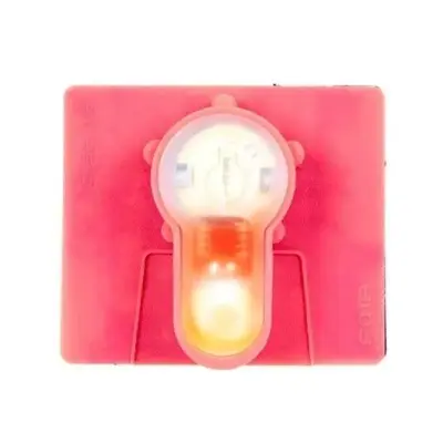 asgbox.pl - Marker elektroniczny Lightbuck V - różowy (pomarańczowe światło)
