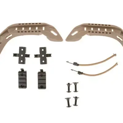 asgbox.pl - Zestaw szyn montażowych do hełmów typu MICH 2000 - dark earth