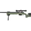 Replika karabinu wyborowego SA-S03 CORE™ High Velocity z lunetą i dwójnogiem - oliwkowa OD-G-SPE-03-031101-00 asgbox.pl Replika karabinu wyborowego SA-S03 CORE™ High Velocity z lunetą i dwójnogiem - oliwkowa OD-G-SPE-03-031101-00 asgbox.pl