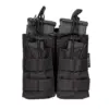 asgbox.pl - Podwójna ładownica na 4 magazynki typu M4/M16 - czarna
