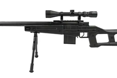 Replika karabinu snajperskiego MB4409D - z lunetą i dwójnogiem - obrazek 5