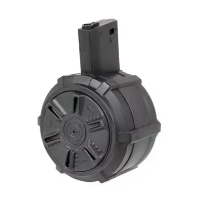 asgbox.pl - Magazynek bębnowy 2300 kulek do replik M4/M16 (elektryczny)