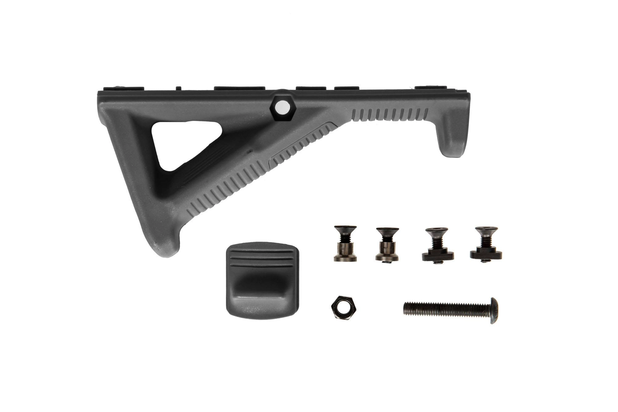 Kątowy chwyt przedni na szynę RIS / KeyMod / M-LOK - czarny OD-G-JJA-09-030678-00 asgbox.pl asgbox.pl - Kątowy chwyt przedni na szynę RIS / KeyMod / M-LOK - czarny