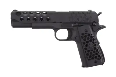 Replika pistoletu 1911 Hex Cut V.3 - czarny - obrazek 3