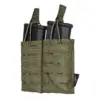 asgbox.pl - Podwójna ładownica Laser-Cut MOLLE na 2 magazynki typu M4/M16 - Ranger Green