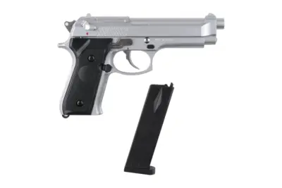 Replika pistoletu GGH9502S - srebrna - obrazek 2