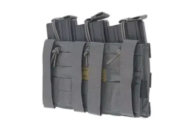 asgbox.pl - Potrójna ładownica Open Top na magazynki M4/M16 - foliage green