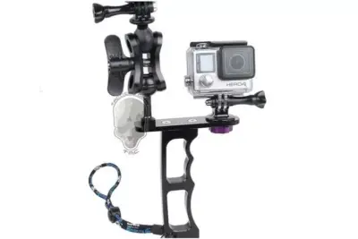 Jednoręczny uchwyt do nurkowania z montażem GoPro - obrazek 2