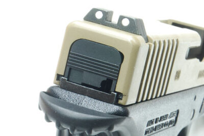 GD Light Weight Aluminium Nozzle Housing for TM / KJW G-series GBB Pistols - Black - obrazek 6