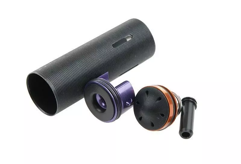 Wzmocniony zestaw cylindra z aluminiową, amortyzowaną głowicą tłoka do G36C LON-08-013769-00 asgbox.pl asgbox.pl - Wzmocniony zestaw cylindra z aluminiową