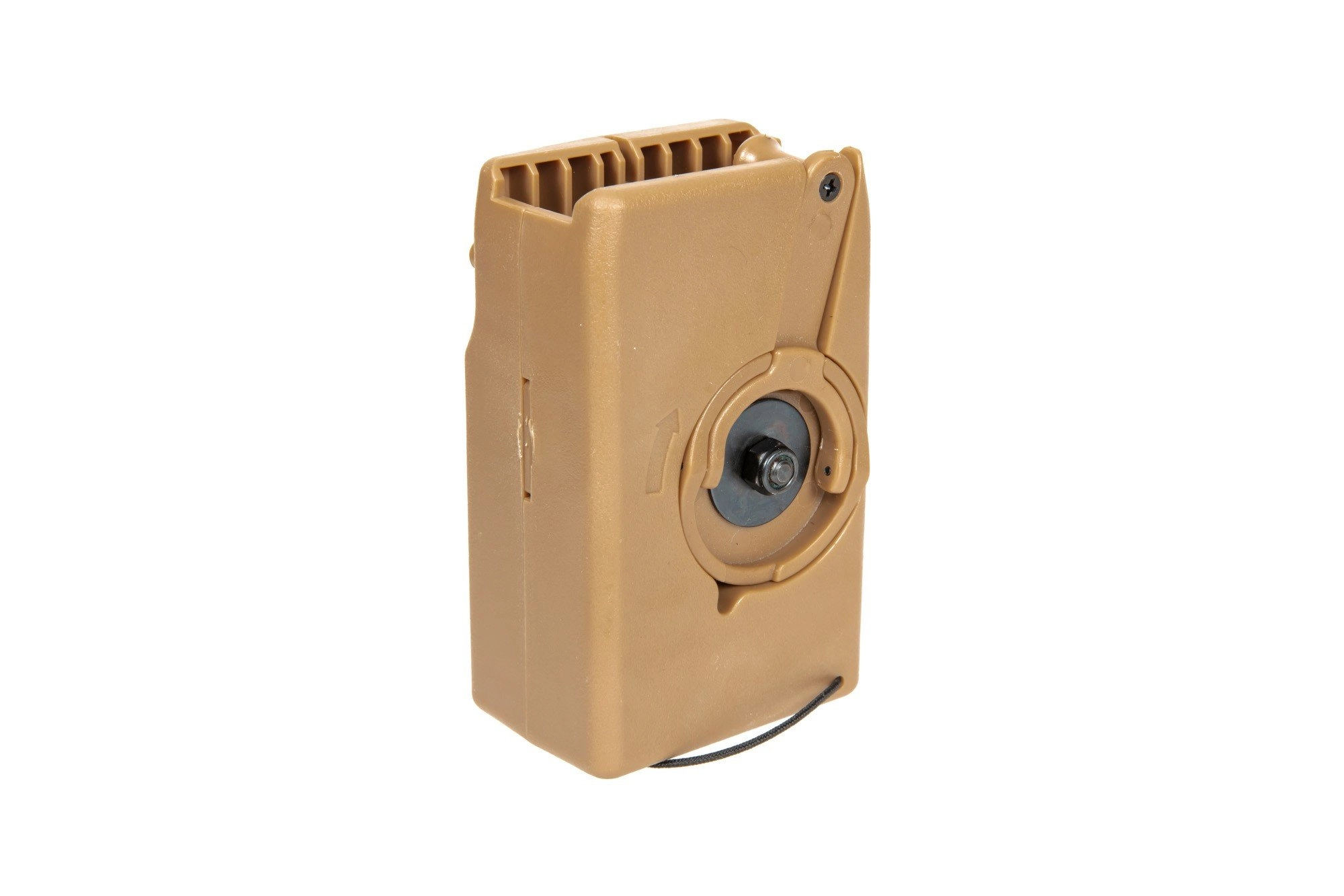 Szybkoładowarka z korbką i pojemnikiem do magazynków M4/M16 - tan GFA-05-029148-00 asgbox.pl asgbox.pl - Szybkoładowarka z korbką i pojemnikiem do magazynków M4/M16 - tan