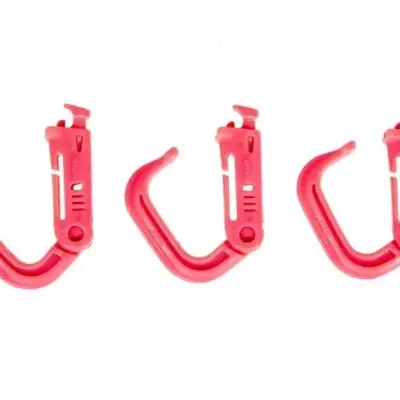 asgbox.pl - Zestaw 3 klamer typu Grmlock - różowy