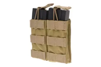 asgbox.pl - Podwójna ładownica Open Top na magazynki M4/M16 - khaki