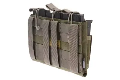 Potrójna ładownica Open Top na magazynki M4/M16 + pistoletowe - foliage green - obrazek 2