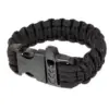 asgbox.pl - Bransoletka survivalowa (fastex) - czarna
