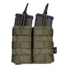 Podwójna ładownica MOLLE na 2 magazynki typu M4/M16 - Ranger Green OD-G-IVG-19-031146-00 asgbox.pl