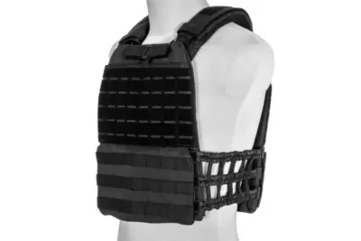 Kamizelka taktyczna typu plate carrier molle/laser-cut - czarna - obrazek 3