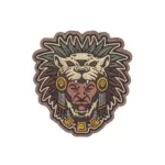 asgbox.pl - Naszywka PVC Aztec Warrior Head 1 - MC