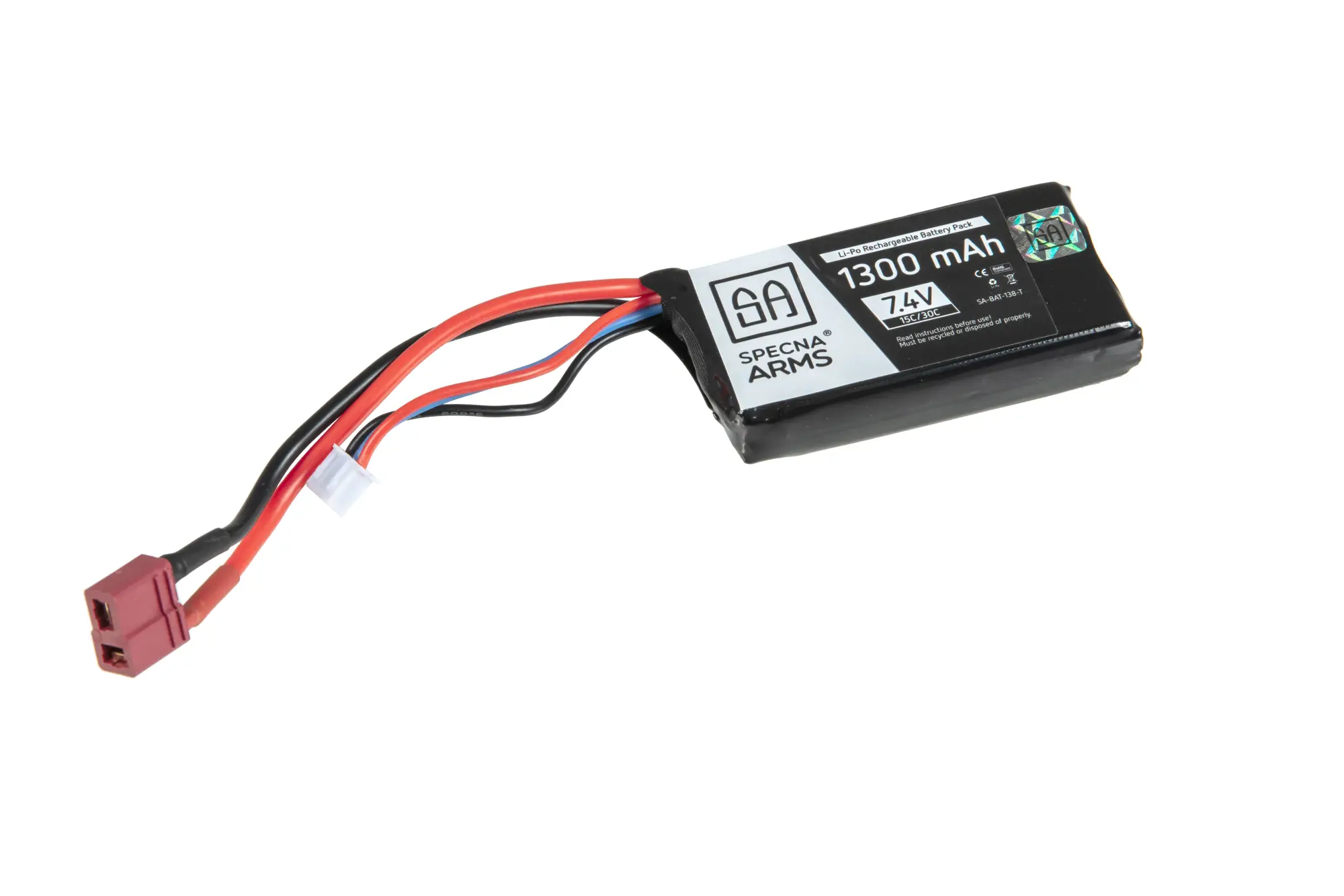 Akumulator LiPo 7,4V 1300mAh 15/30C - T-Connect (Deans) OD-G-SPE-06-024606-00 asgbox.pl asgbox.pl - Akumulator LiPo 7
