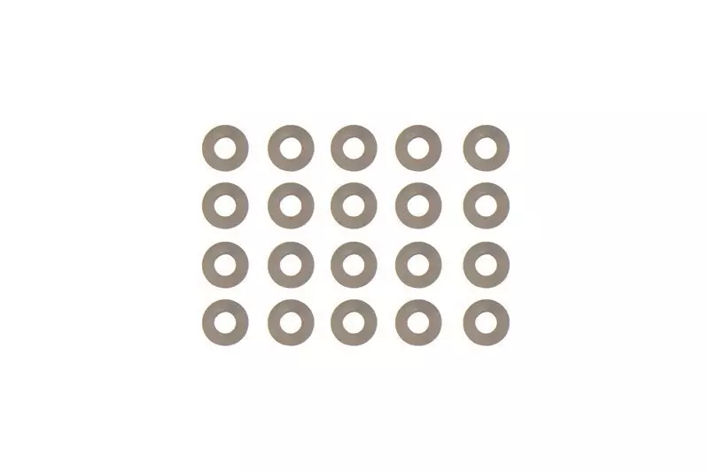 Zestaw 20 podkładek 0,1mm RET-08-029101-00 asgbox.pl 1mm