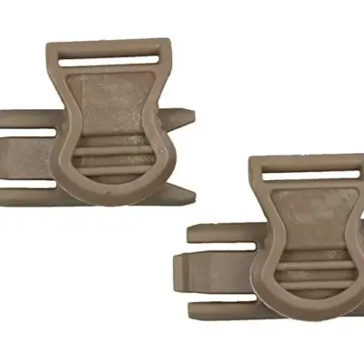 asgbox.pl - Klipsy do montażu gogli (19mm) - dark earth