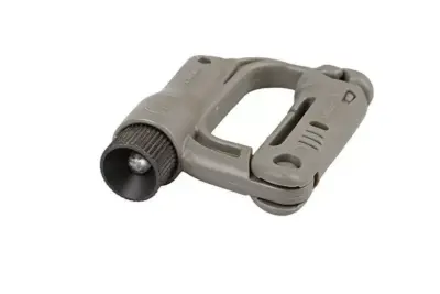 asgbox.pl - Klamra typu Grmlock z latarką - foliage green (niebieskie światło)