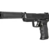 Replika pistoletu TM45 Tactical z tłumikiem - czarna OD-G-TMR-02-029071-00 asgbox.pl