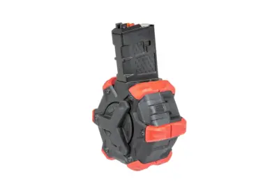 Bębnowy magazynek gazowy 350 kulek Adaptive Drum Magazine AR - obrazek 2